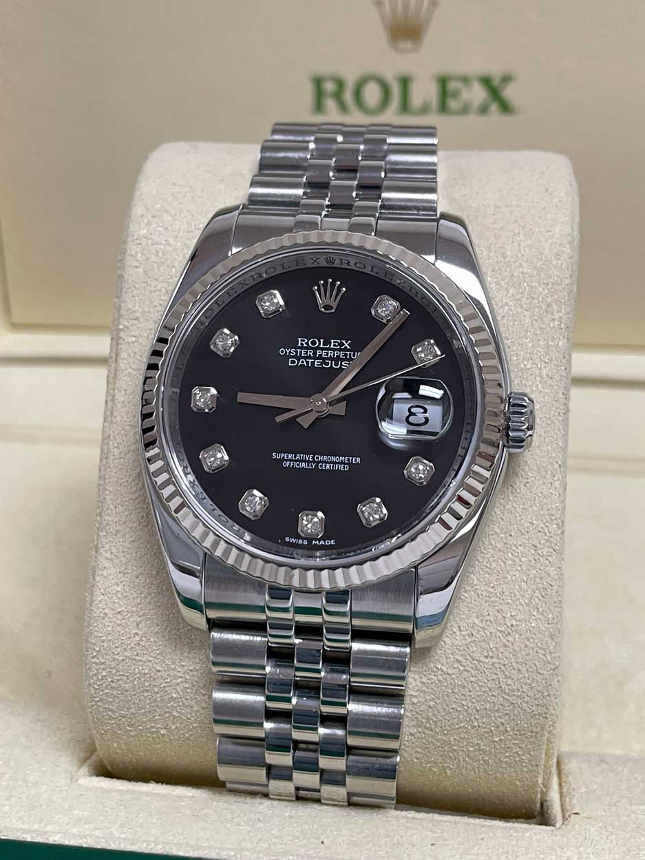 Rolex Datejust 36 116234 Wristwatch - Black Diamond