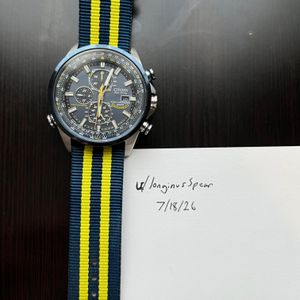 Citizen c300-t003389 World Time Chronograph Blue Face Analog