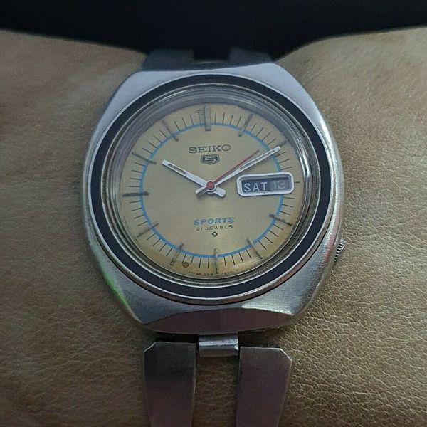 SEIKO SPORT 6319-8070 AUTOMATIC VINTAGE 70's RARE 21J JAPAN WATCH ...