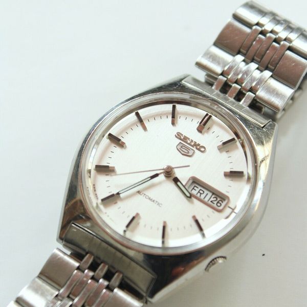 Vintage Seiko 5 Automatic 6309-8670 Mens Watch Original Bracelet |  WatchCharts