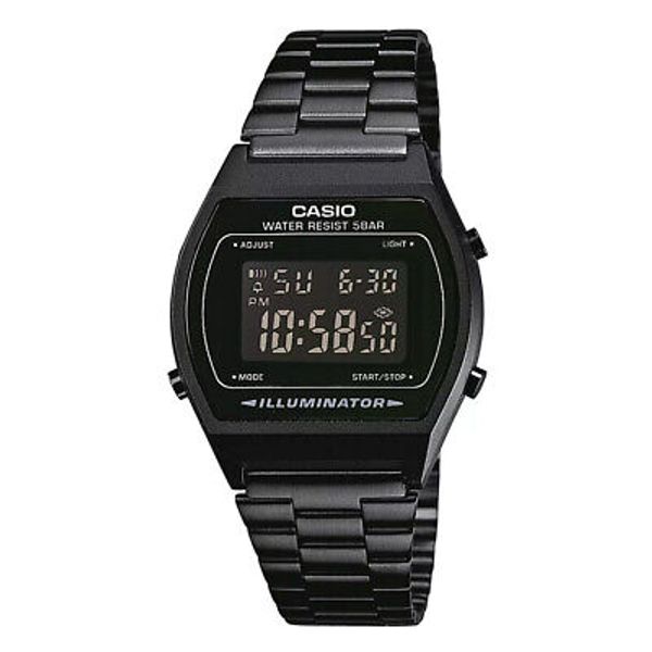 Unisex Wristwatch CASIO B640WB-1B VINTAGE Classic Stainless Steel Black ...