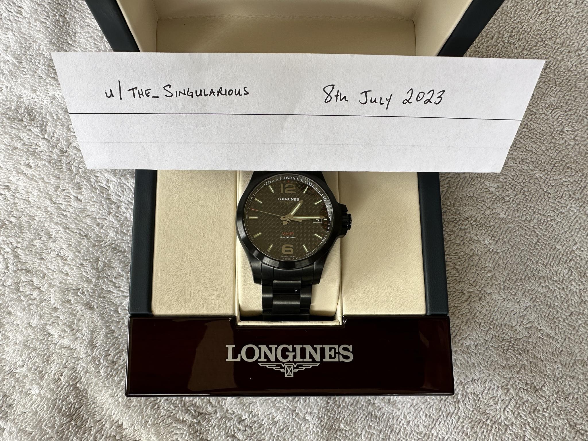 [WTS] Longines Conquest VHP Carbon Fiber 41mm WatchCharts