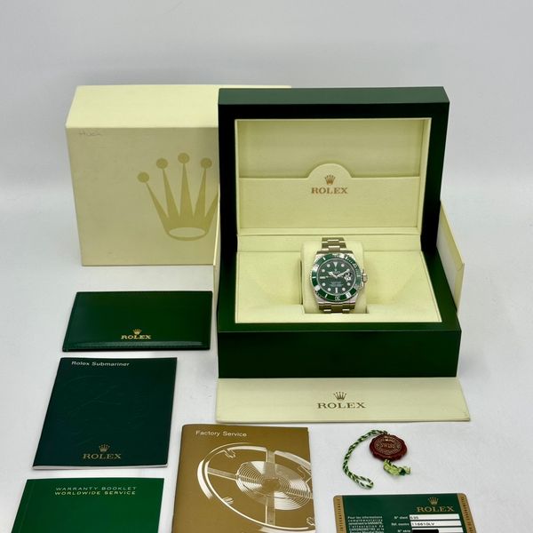 FSOT:2014 Rolex Submariner "Hulk" 40mm 116610LV Green Dial ...
