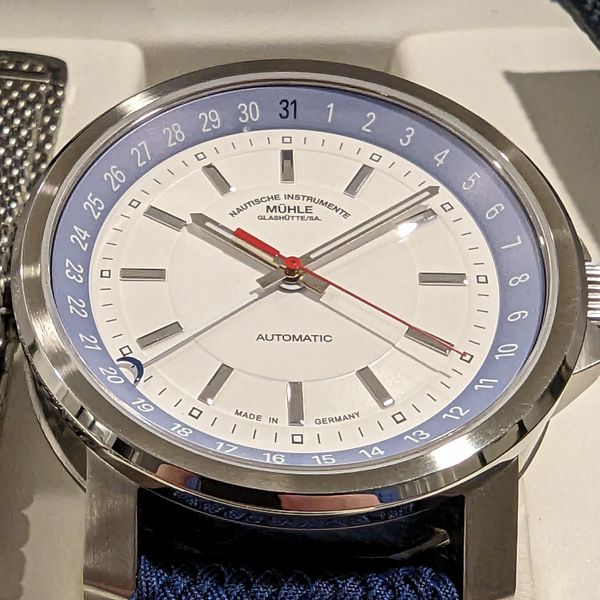 Chronomètre Nautique Vintage Muhle Glashutte - Allemand - Neuf Sous Emballage - Récupération Navire