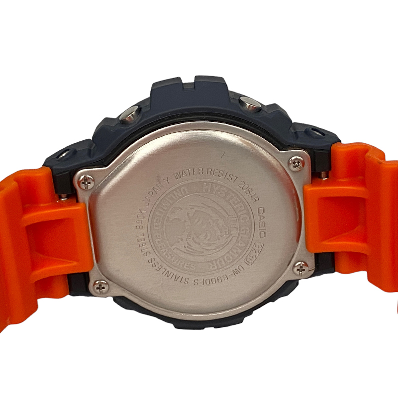 Casio CASIO G-SHOCK hysteric glamor DW-6900FS orange men's watch