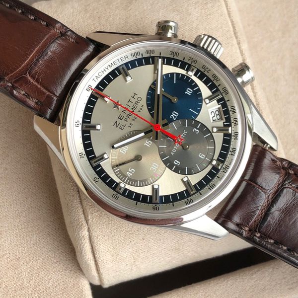 FS Zenith El Primero 1969 Tribute Tri-Color 38mm Chronograph 03.2150. ...