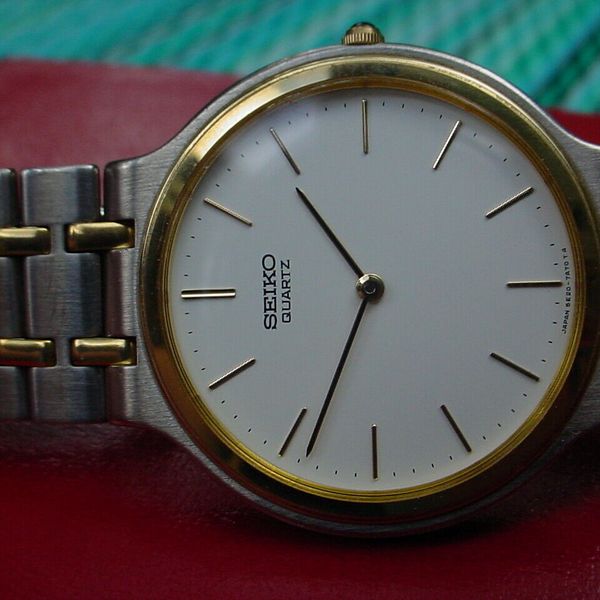 Vintage SEIKO 2針クォーツQUARTZ 5E20-5B40 Vintage SEIKO 2針