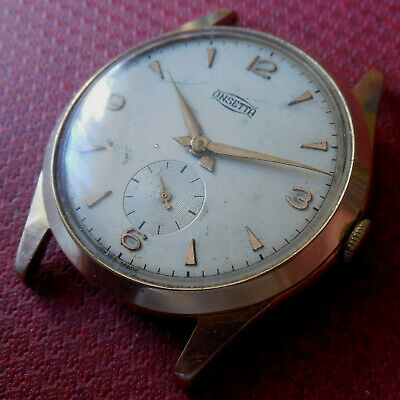 Vintage 1950s Oversized ONSA ONSETTA 15 Jewels Swiss Made Running