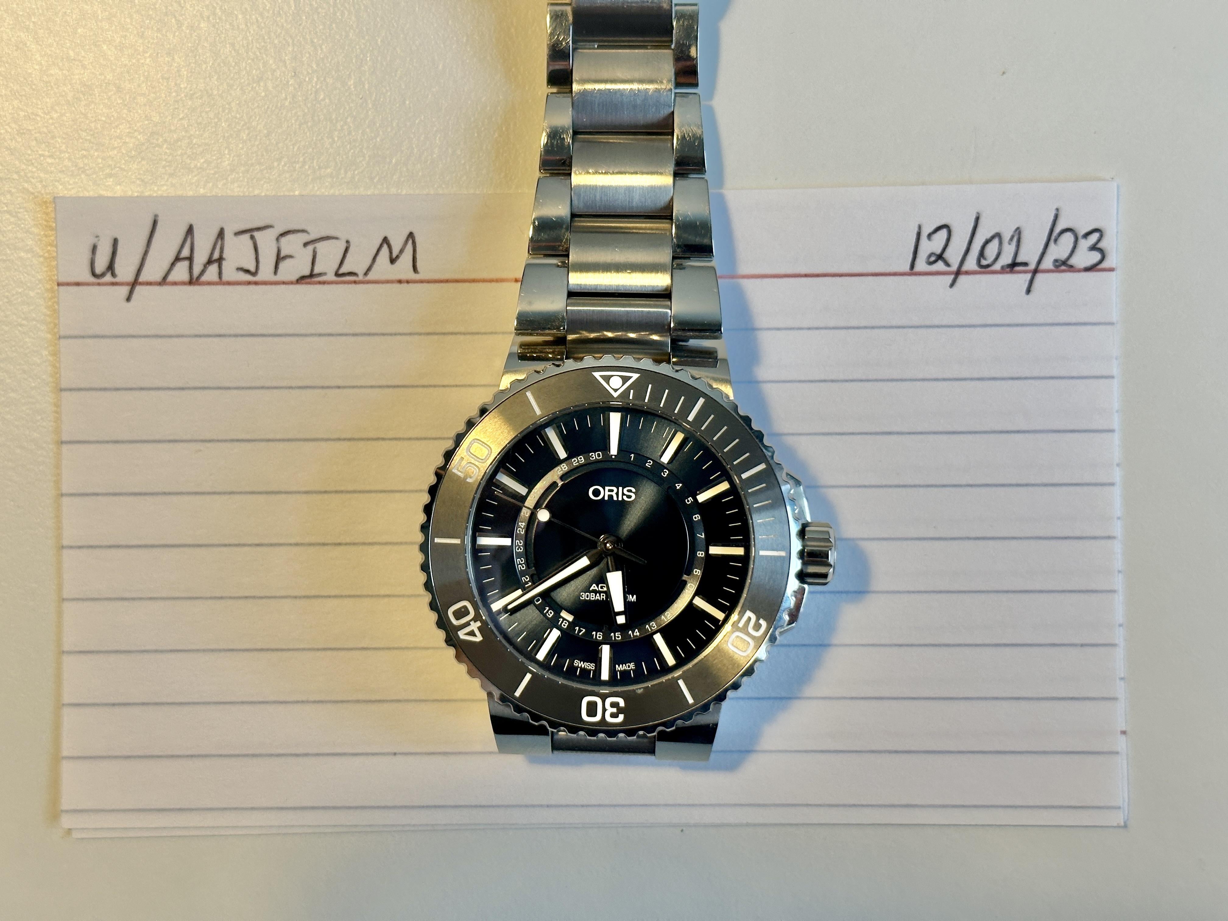 WTS Oris Aquis Source of Life Limited Edition WatchCharts