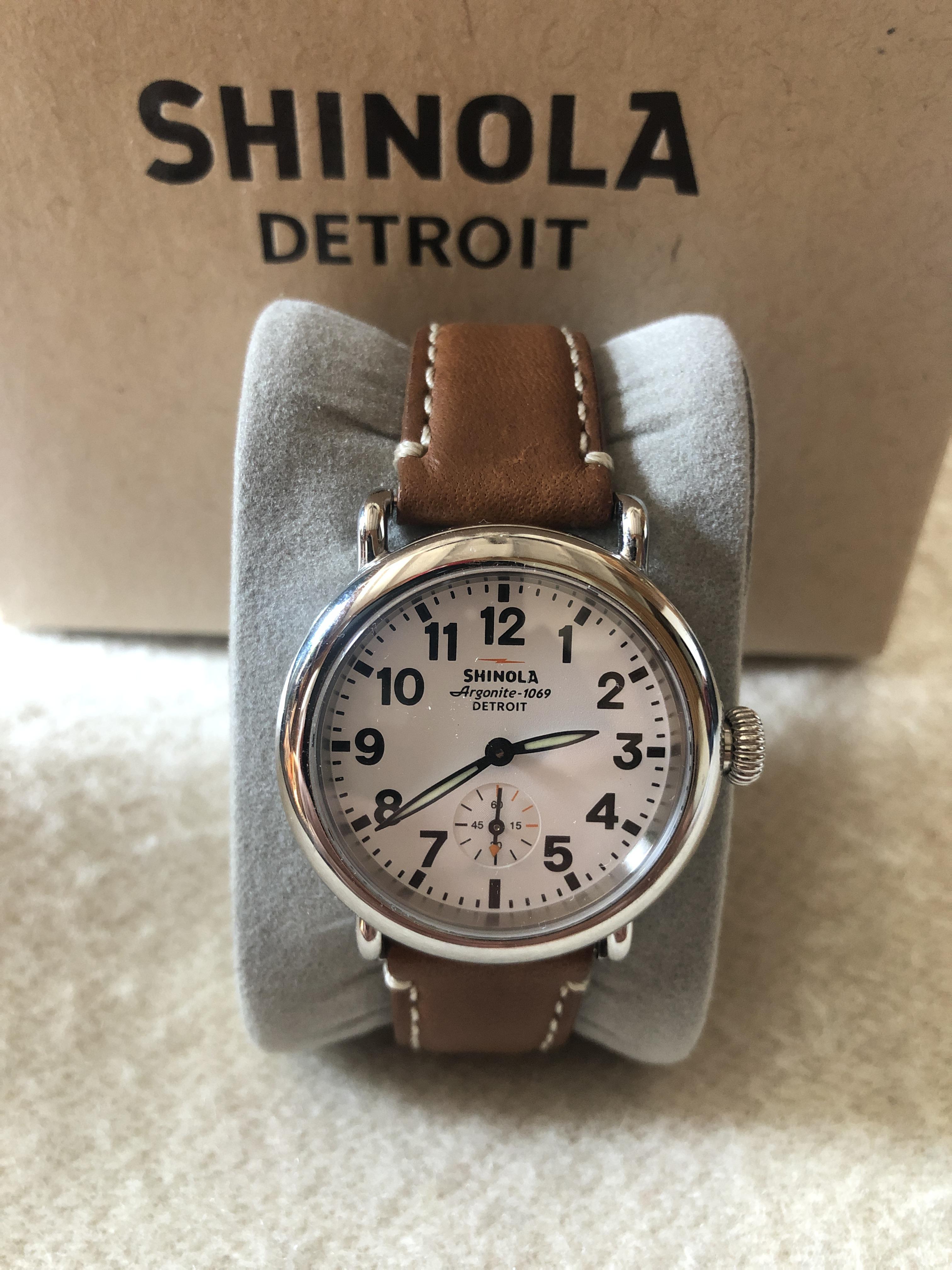 Shinola hotsell runwell 36mm