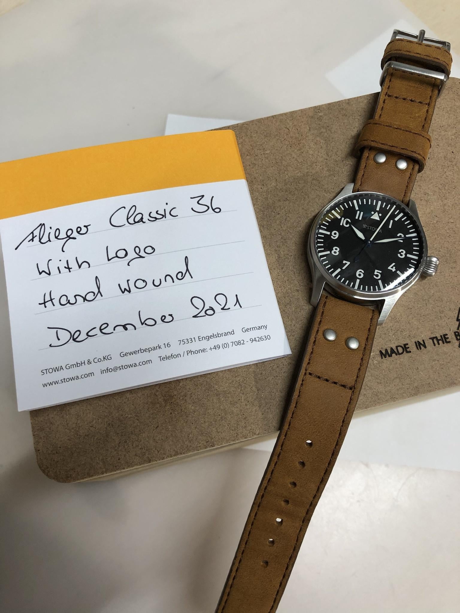 WTS Stowa Flieger Classic 36 WatchCharts Marketplace