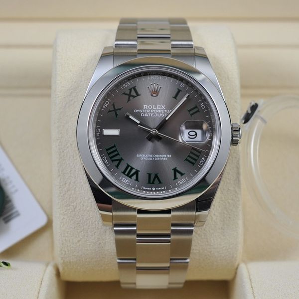 FS: BNIB Rolex Datejust 41 (DJ41) 126300 Wimbledon Dial - Complete Set ...