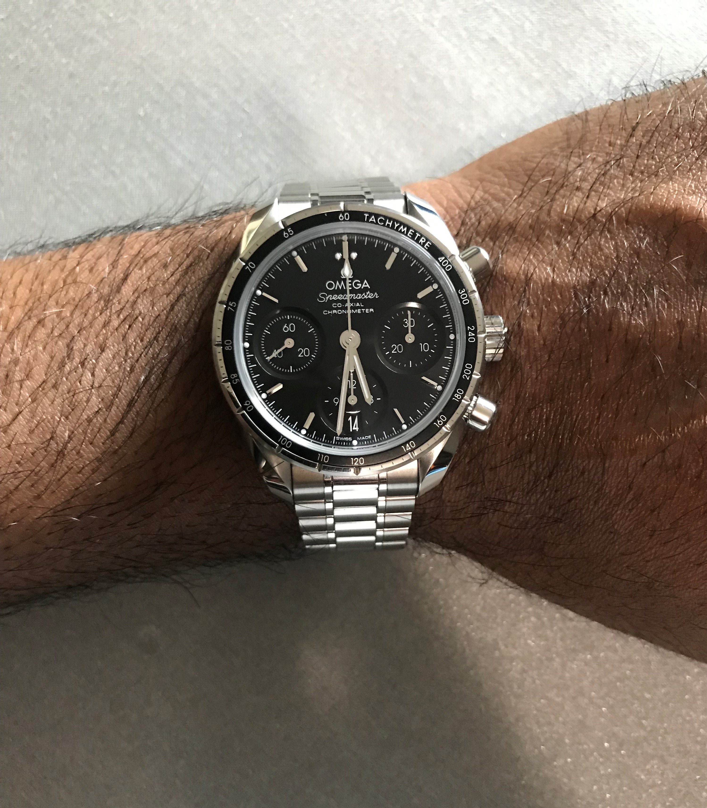 WTS Omega Speedmaster 38mm Co Axial Chronograph 324.30.38.50