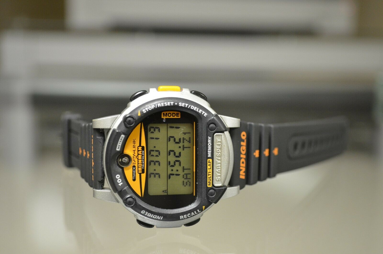 TIMEX DATALINK WATCH MICROSOFT IRONMAN TRIATHLON INDIGLO 100M 