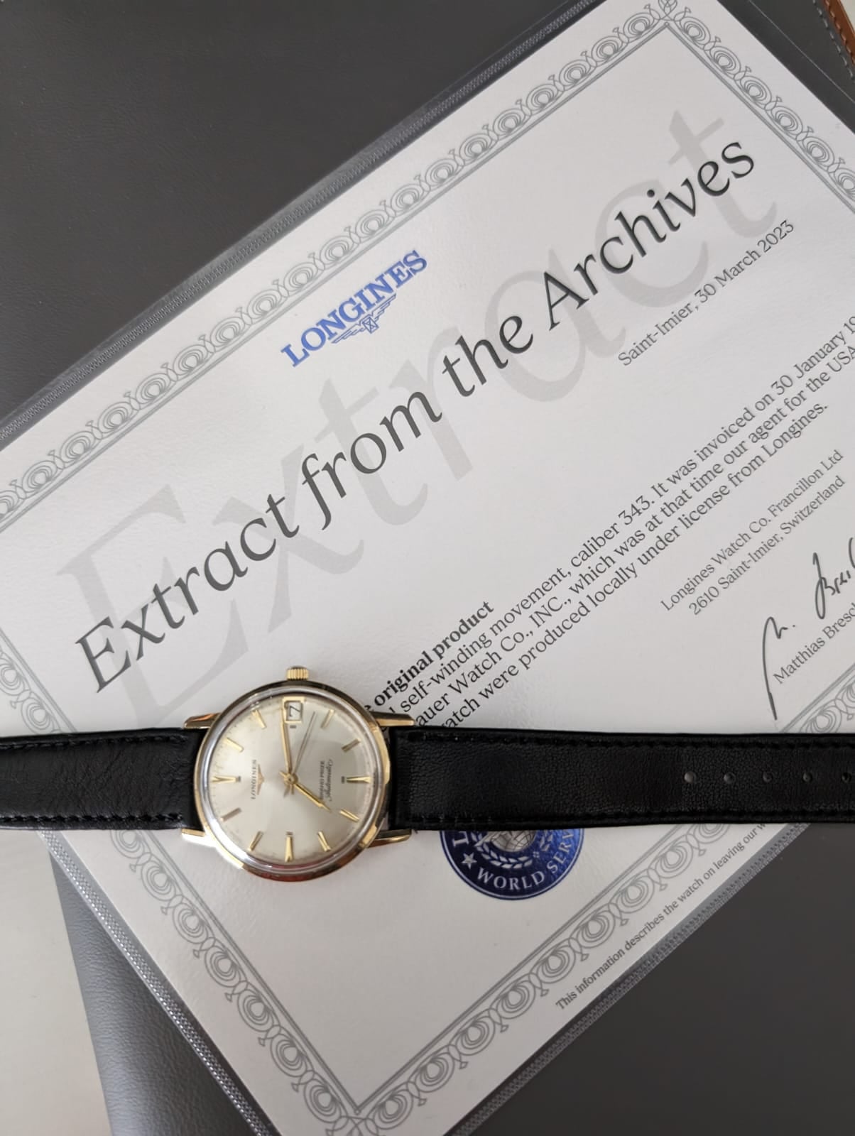 WTS Vintage Longines Grand Prize Automatic Watch 10K Golf Filed