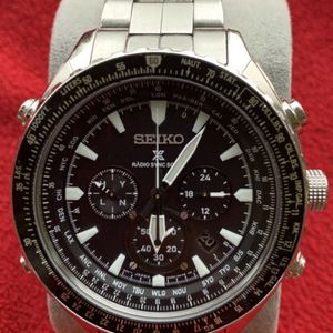 Seiko Prospex Radio Sync Solar World Time Chronograph Men's Watch SSG001P1  | WatchCharts