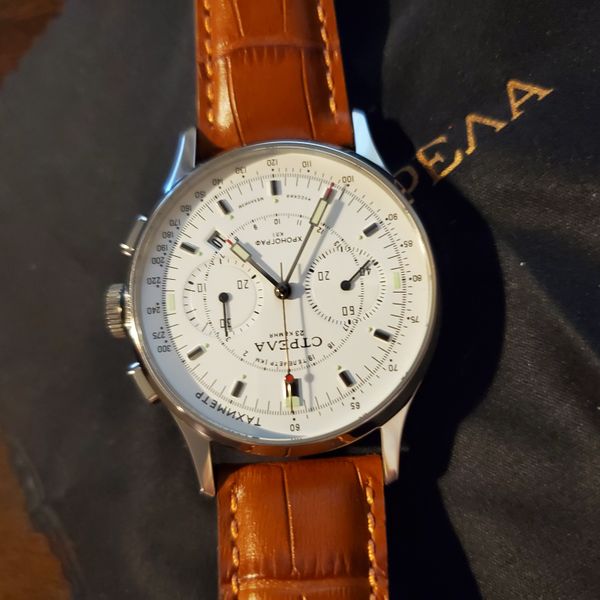 Strela Cosmos chronograph CO42CYW 42mm | WatchCharts Marketplace