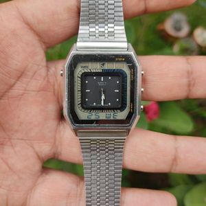 VINTAGE 80's CITIZEN 4-082311 アナログとデジタル