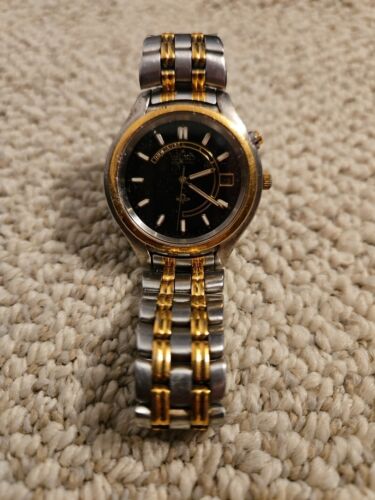 Seiko Kinetic Watch 5M42 0A19 Two Tone Dial Sapphire Stainless