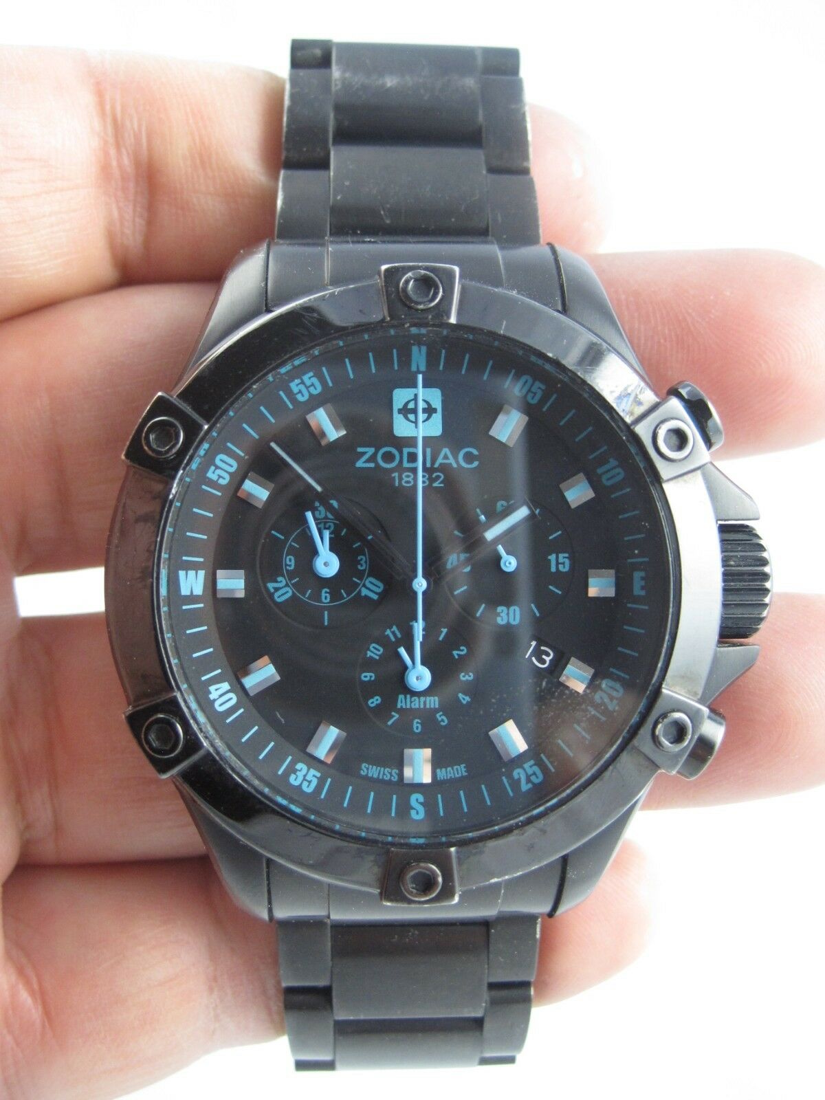 Zodiac 1882 Chronograph ALLSTAR ALARM Men's Watch - Model ZO6905