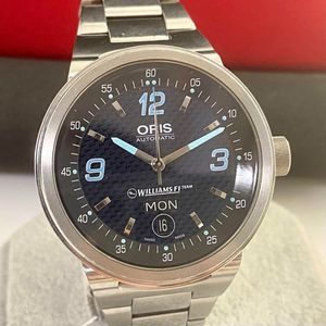 ORIS Williams F1 Team 7560 Day-Date 40.5mm Navy Dial Automatic