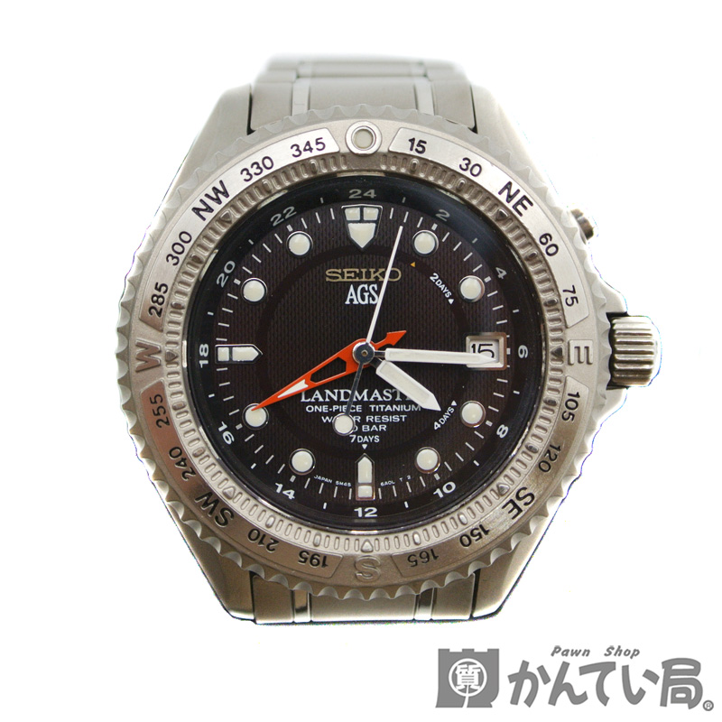 SEIKO [Seiko] Landmaster AGS 5M45-6A00 Kinetic Titanium Auto 