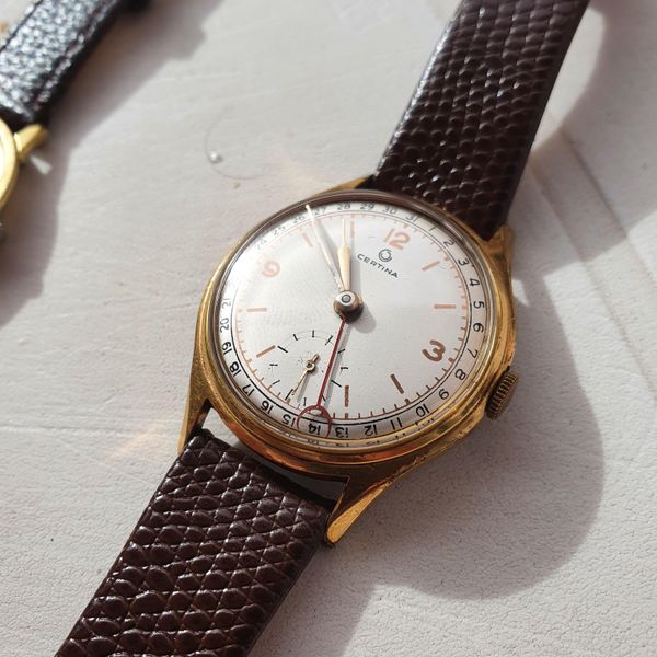 60s ヴィンテージ POINTER 雰囲気抜群 WTS] Vintage 1960s Certina Pointer Date | 250$ | WatchCharts