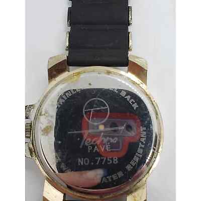 Techno pave best sale watch no 7758