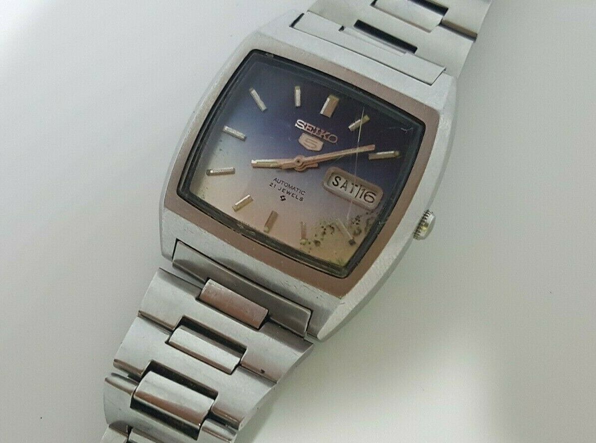 70's Vintage Seiko 6319-5020 Square 36mm Men's Automatic Watch
