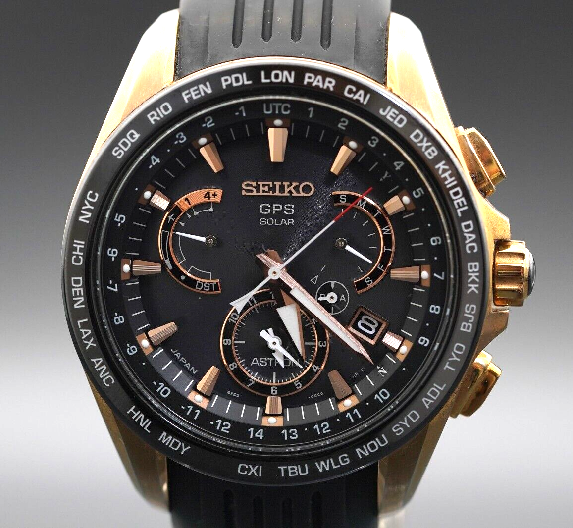 N Mint /Box] SEIKO Astron 8X53-0AC0-2 SBXB055 GPS Solar Men's