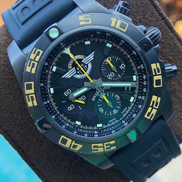 CRÓNICAS DEL BASURERO: BREITLING CHRONOMAT 44 BLACKSTEEL: Hecho a tu medida