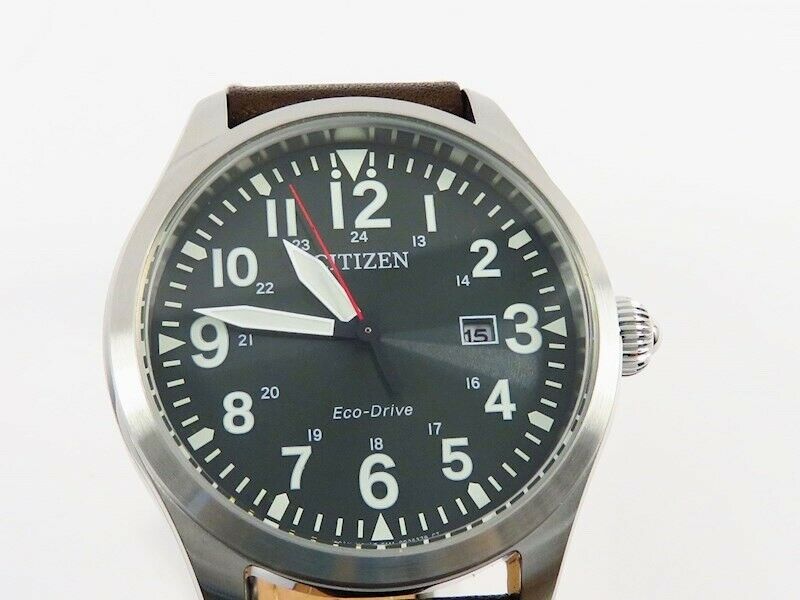 Citizen Eco-Drive E111-S073421 Military Aviator Pilot Style Watch