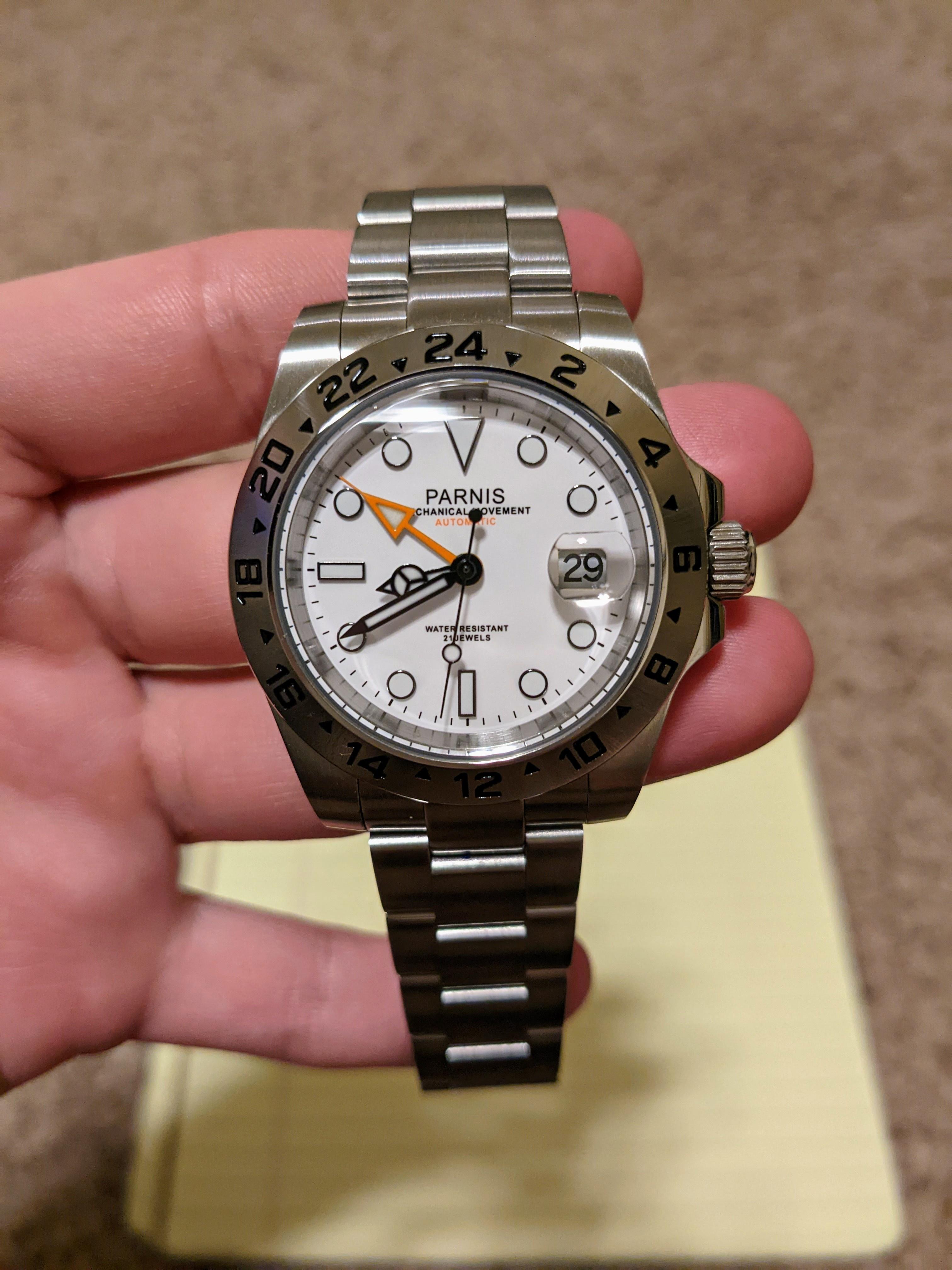 WTS Parnis Explorer II WatchCharts Marketplace