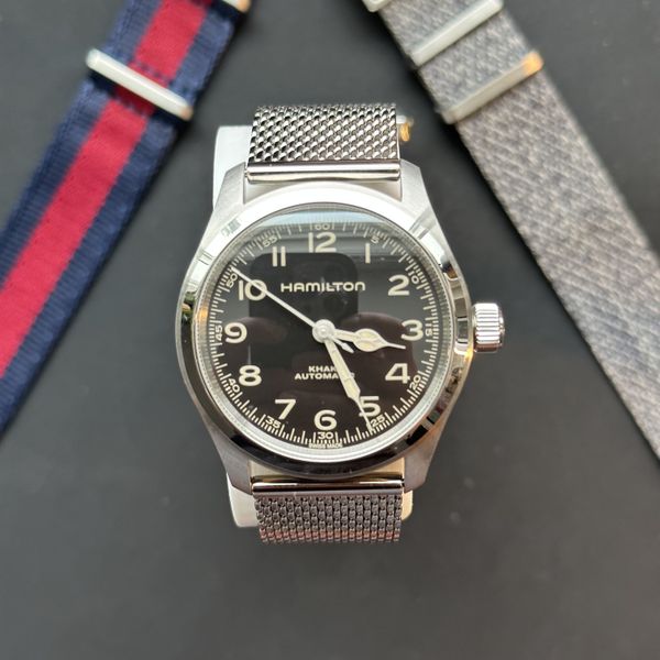 [900 USD] FS Hamilton Khaki Murph 38mm Automatic Full Kit + Hamilton Mesh Bracelet