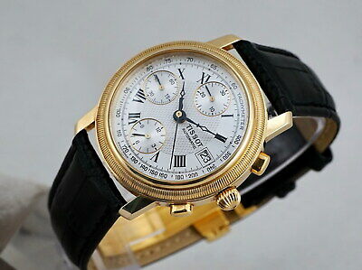 Tissot bridgeport automatic chronograph best sale 18k gold