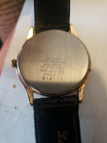 Vintage Men s Seiko 6F24 8000 R1 WATCH WatchCharts