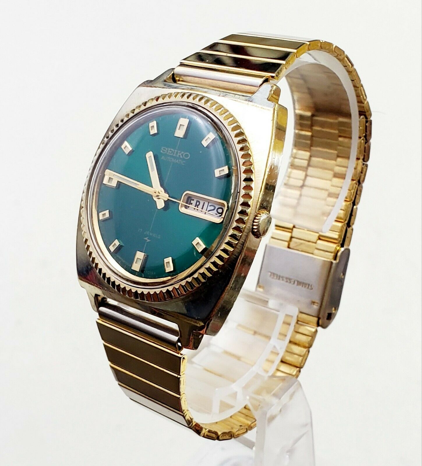 RARE,UNIQUE Men's Vintage 1971's AUTOMATIC Watch SEIKO 7006-7017