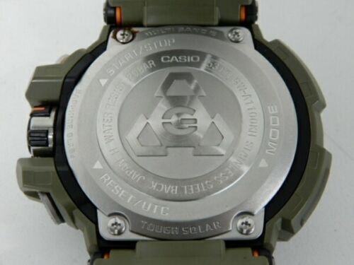 Used Casio G-shock GW-A1100KH-3AJF Sky Cockpit Master in Olive