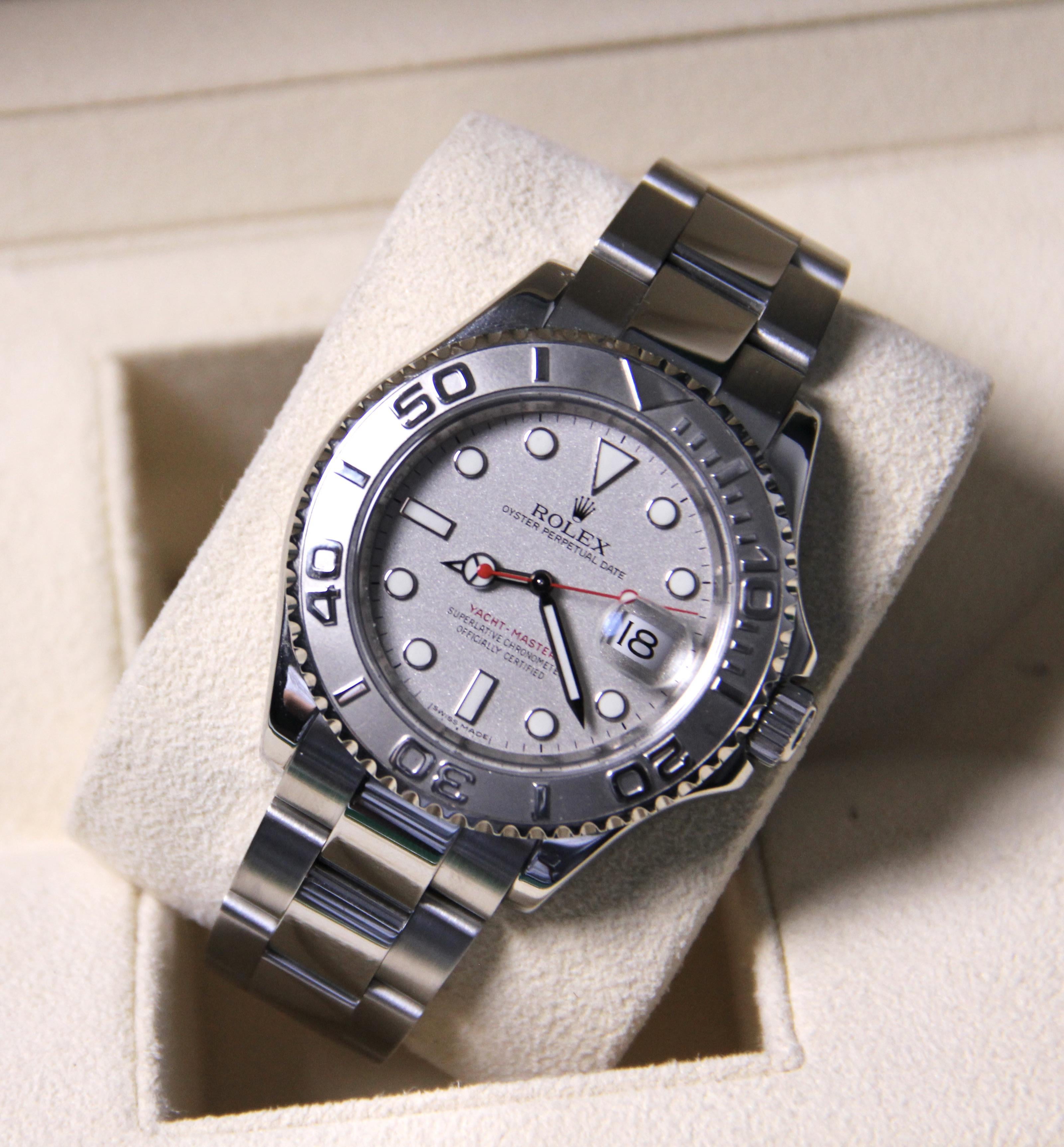 WTS Rolex Yachtmaster 40 2010 G serial engraved rehaut