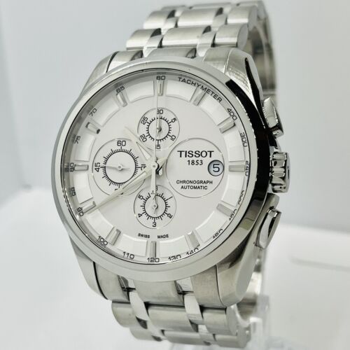 Tissot Men s Couturier Automatic Chronograph 45mm Swiss 10ATM