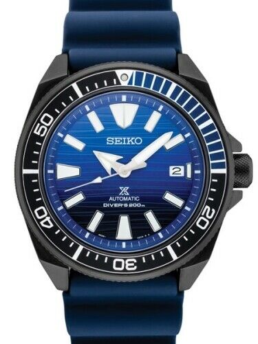 NEW SEIKO PROSPEX SAMURAI BLUE WHALE SPECIAL EDITION BLUE DIAL BLACK PVD  SRPD09 | WatchCharts