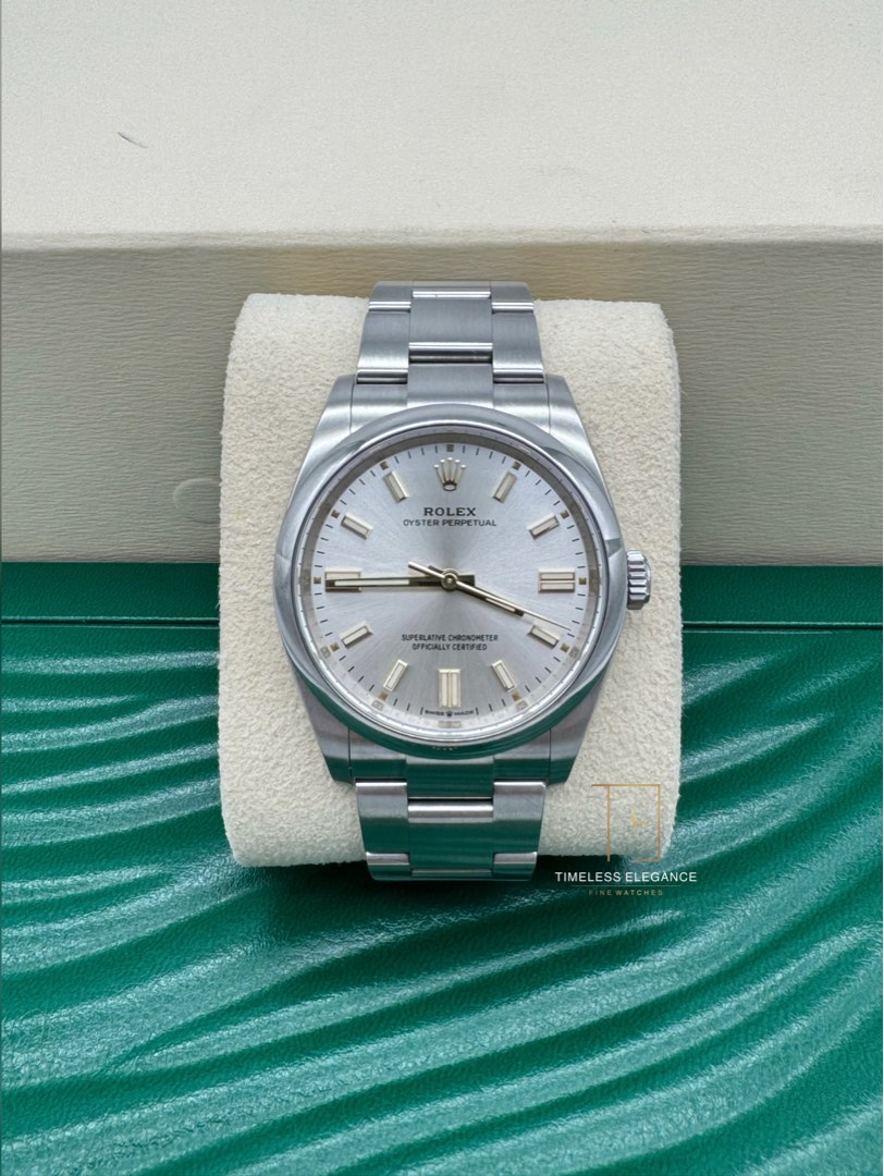 Rolex op 2024 36 silver