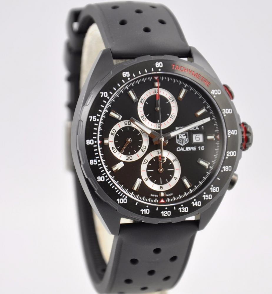 FS NEW Tag Heuer Formula 1 Chronograph Date CAZ2011 Black Steel