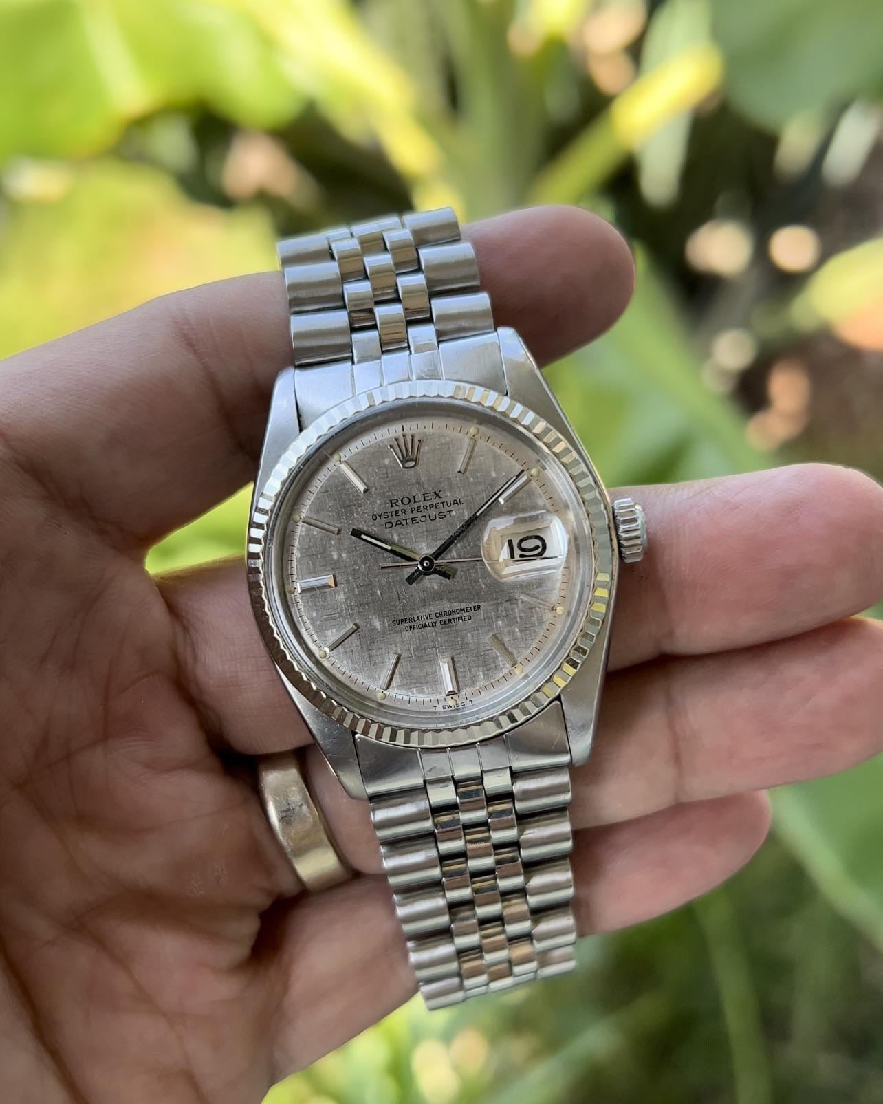 Rolex 1601 2025 linen dial