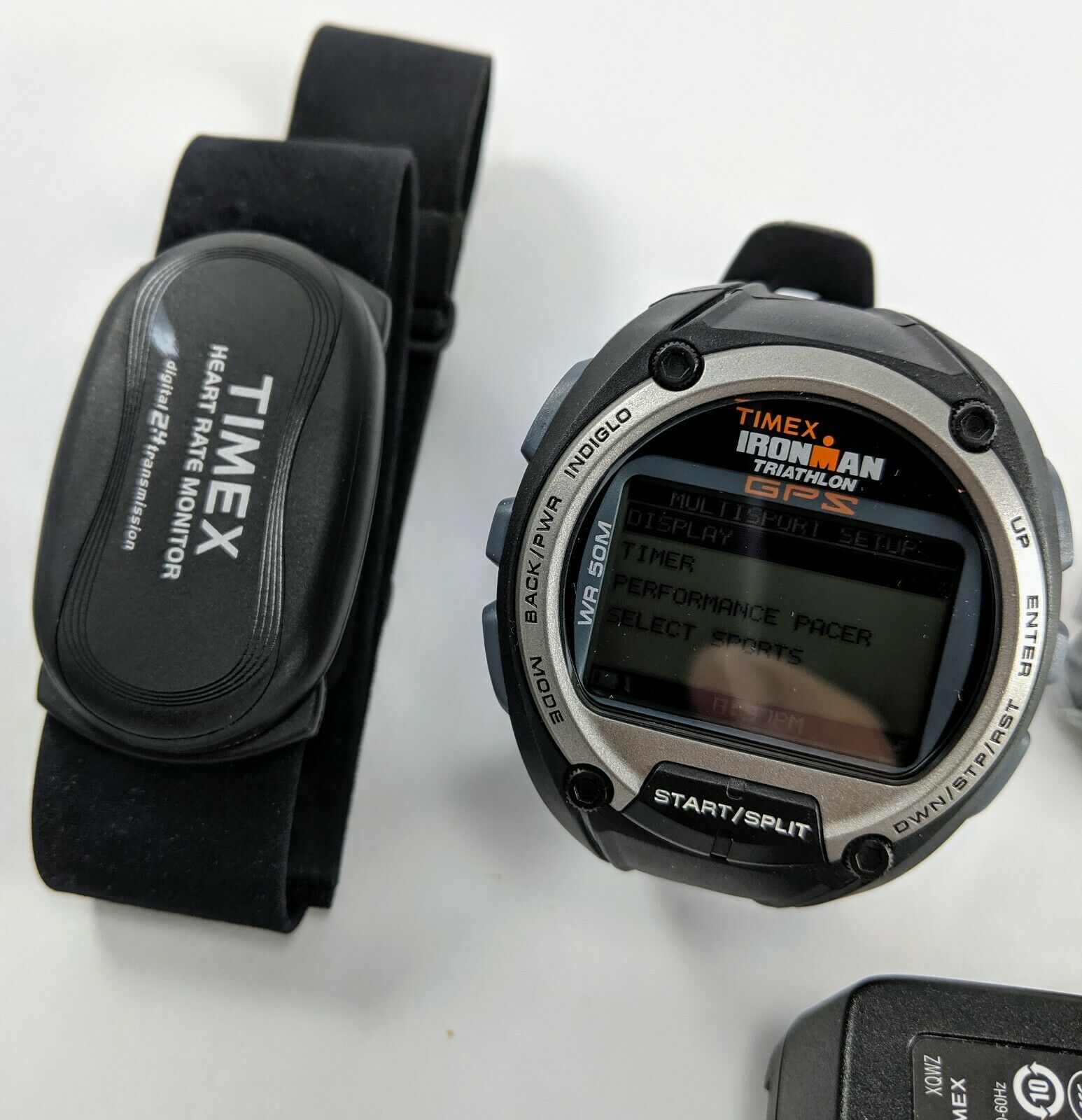 Timex Ironman Triathlon GPS T5K267 WR 50M heart rate monitor