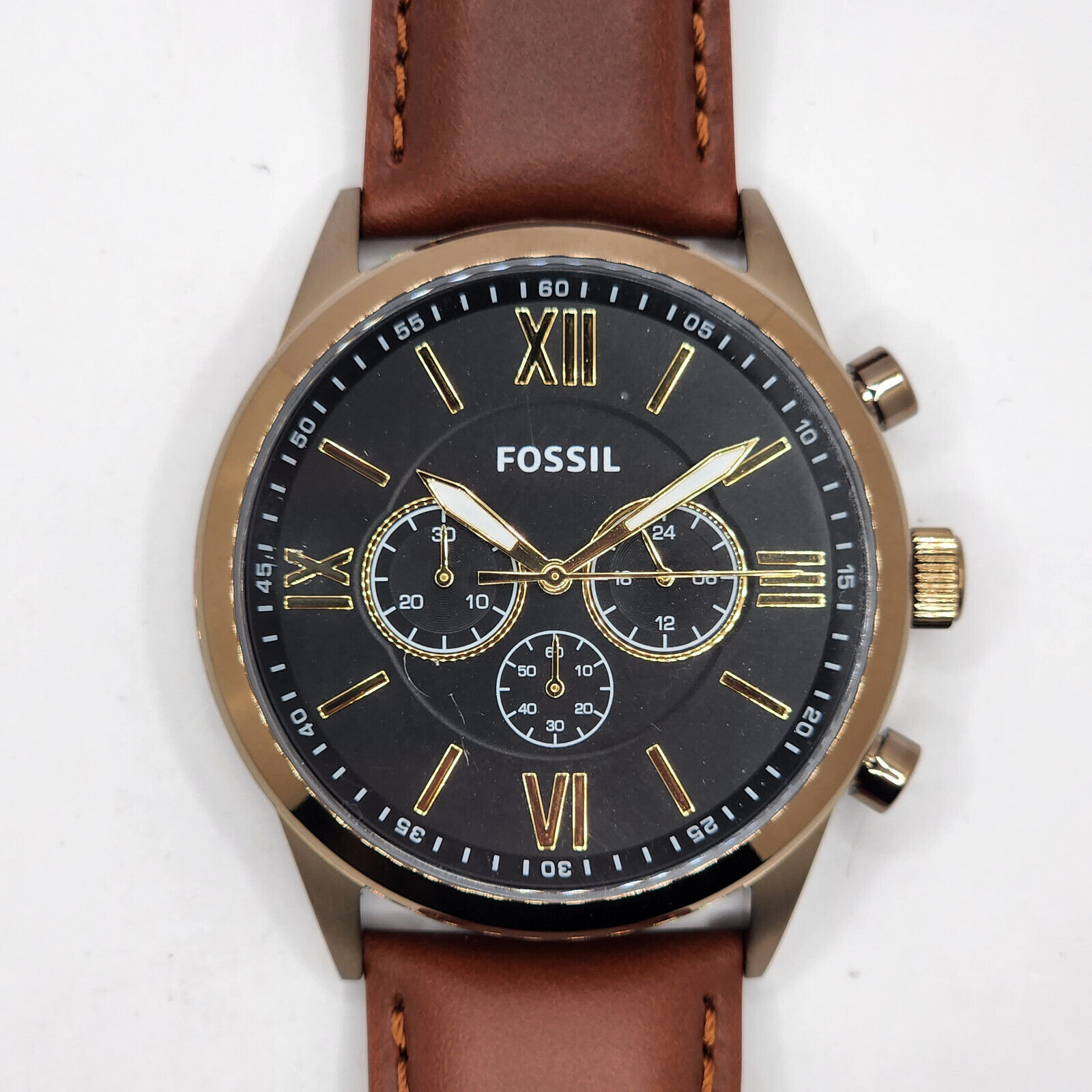 Flynn Chronograph Brown Leather 2024 Watch