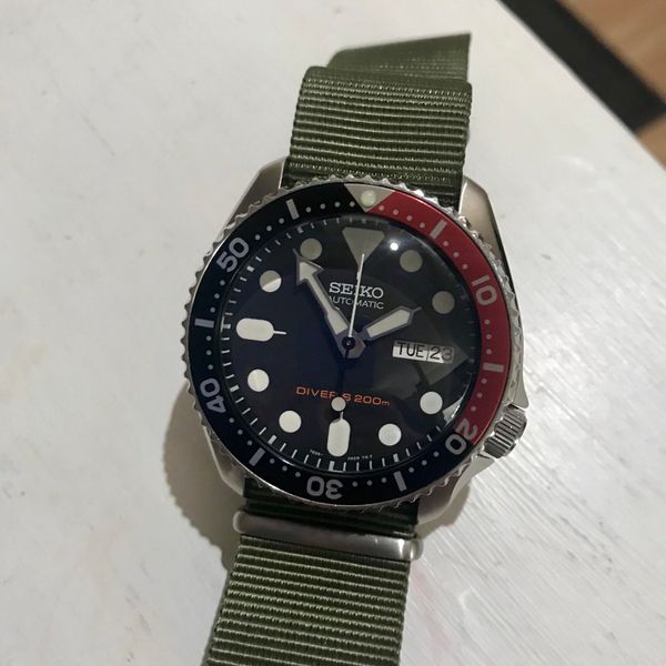 [WTS] SKX007 w/ Bubble Sapphire & Coke Insert | WatchCharts