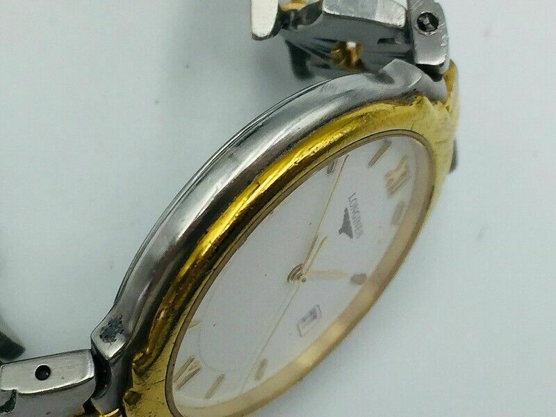 LONGINES EFCo S30 2 Tone Gold Plated Stainless Steel Mens Swiss