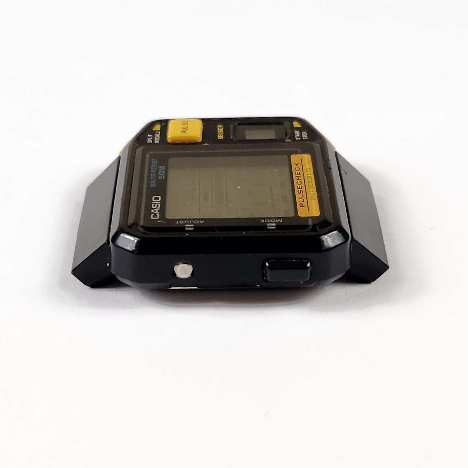 Casio JP-100W Pulsecheck Pulse Check Men's Digital Watch Works VTG