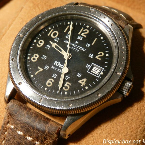 Hamilton Khaki Quartz Sub 330 with box | WatchCharts Marketplace